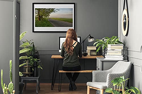 Affiche avec cadre salon et chambre paysage d'herbe déco murale 70x50 - 3