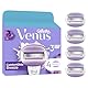 Gillette Venus ComfortGlide Breeze Klingen für Damen, 4 Klingen, wiederverwendbarer Metallgriff und Duschhalterung