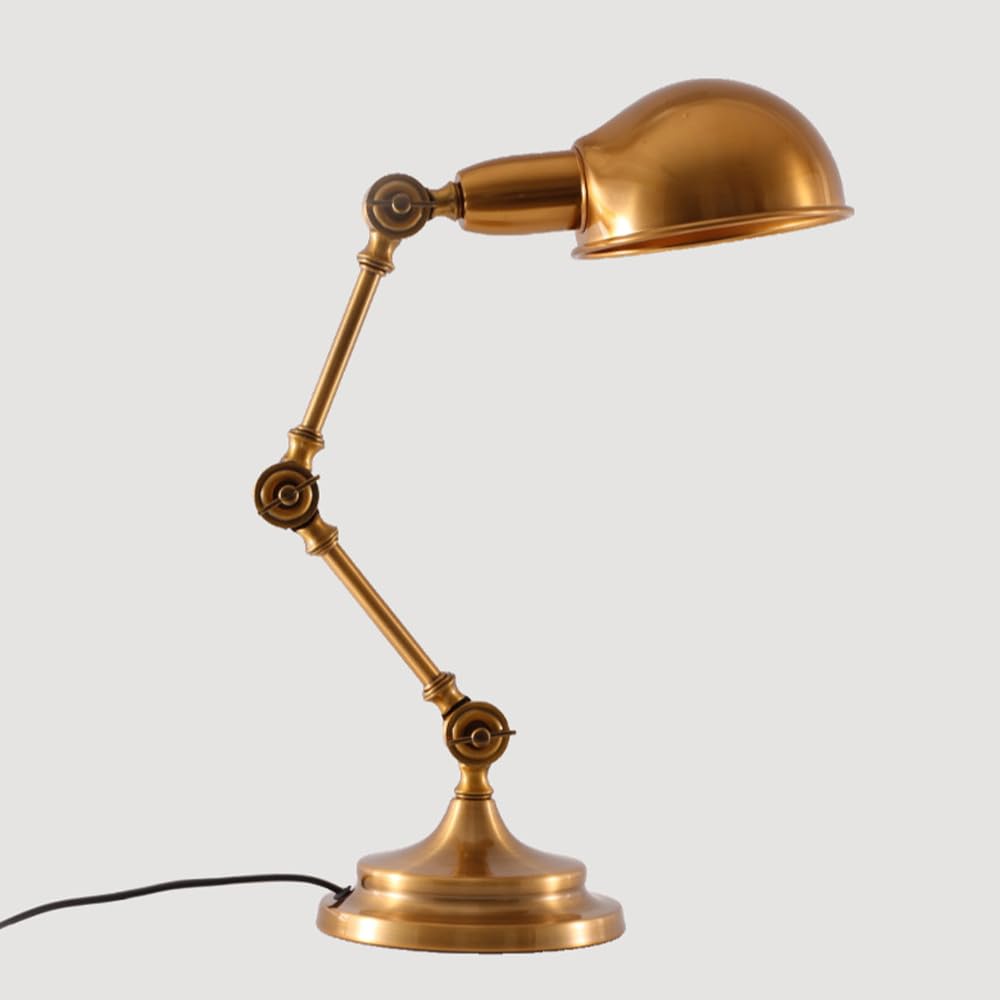 Lampada da scrivania Vintage con Braccio oscillante Regolabile a Collo D'Oca, lampade da Tavolo da Architetto, Camera da Letto, Comodino, Lampada da Comodino per Ufficio Domestico, Lavoro, Studio,