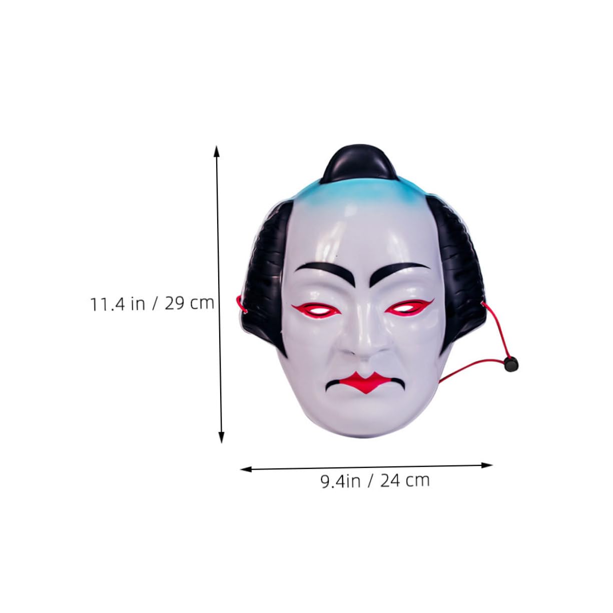 Kabuki Mask Costume Party Face Plus