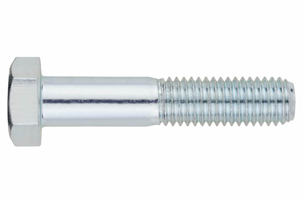 INDEX A PERFECT FIXING - D931812060 [DIN-931] Tornillo DIN 931, Cabeza hexagonal y rosca métrica parcial, Acero zincado, Medida: M12 x 60 mm, Huella nº 19, Caja de 100 unidades