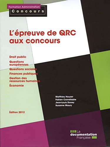 Télécharger L'épreuve de QRC aux concours PDF Ebook En Ligne