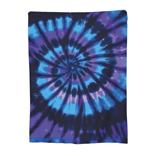 Will Budxeg 4654564 Tie Dye Blue Purple Background Soft Warm Full Fleece Throw Blanket Flannel Fuzzy Travel Blankets All-Season Throws For Bed Sofa Women Gifts 40 Inchx30 Inch thumb #1