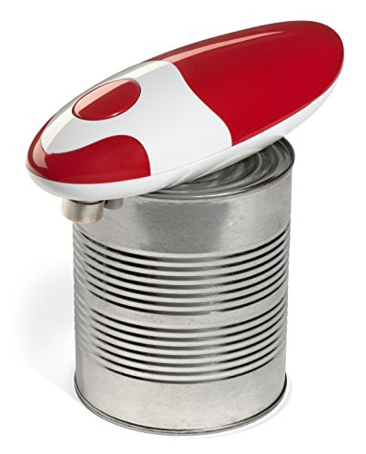 Bartelli Soft Edge Automatic Electric Can Opener - Red Battery Powered #TOP1