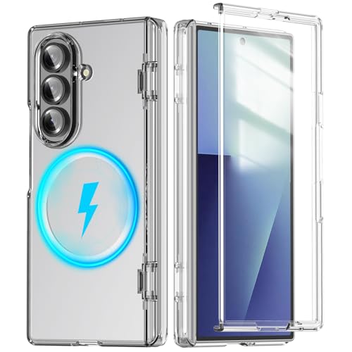 YQODSZ Samsung Galaxy Z Fold 7 CP[XAZ Fold7 t{fBtHP[X݊MagsafeANZT[XN[veN^[qWJo[ϏՌXیJo[ Z Fold 7 NA