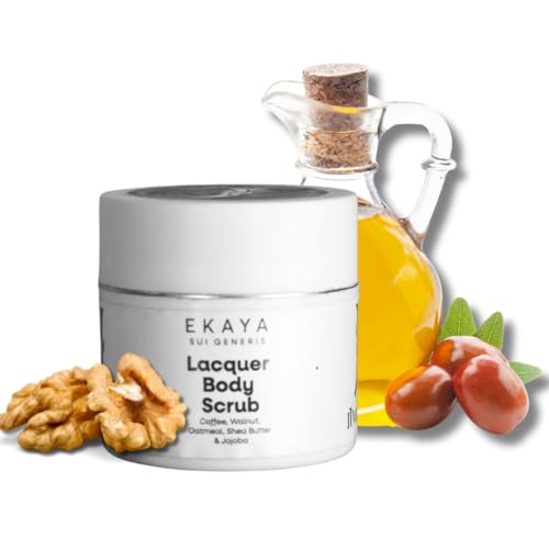 How to Make Your Own Natural Skincare Products at Home 34 Jivada Lacquer Body Scrub with Walnut, Oatmeal & Kaolin Clay | Ta...