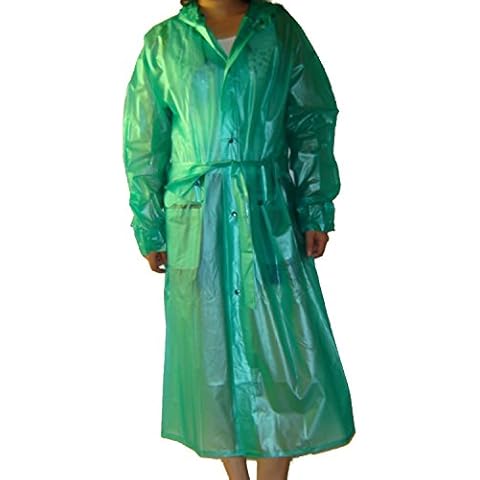 JnDee Imperméable Mac Transparent Vert Cover