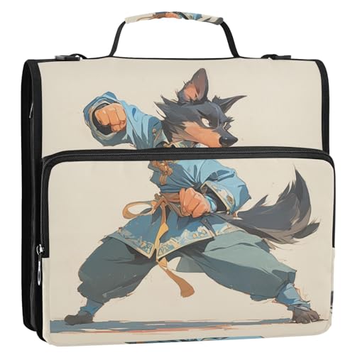 Amooorous HXWJKBKLL0035 Kung Fu Dog Ordner