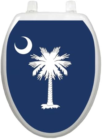 Palmetto Blue Moon Tattoo TT-1051-O Elongated Theme Cover Bathroom