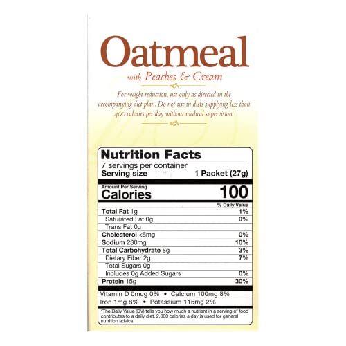 Fitwise High Protein Oatmeal, 15G Protein, Low Carb, Low Calorie, Low Fat thumb #1