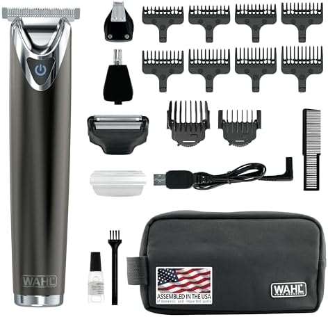 Wahl Groomsman Rechargeable Beard Trimmer kit for — packaging and what arrives in the box