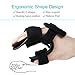 REAQER Stroke Hand Brace Soft Resting Hand Splint Support Finger Wrist Immobilizer for Stroke Hand Pain Tendinitis Sprain Fracture Arthritis Dislocation (S, Right)
