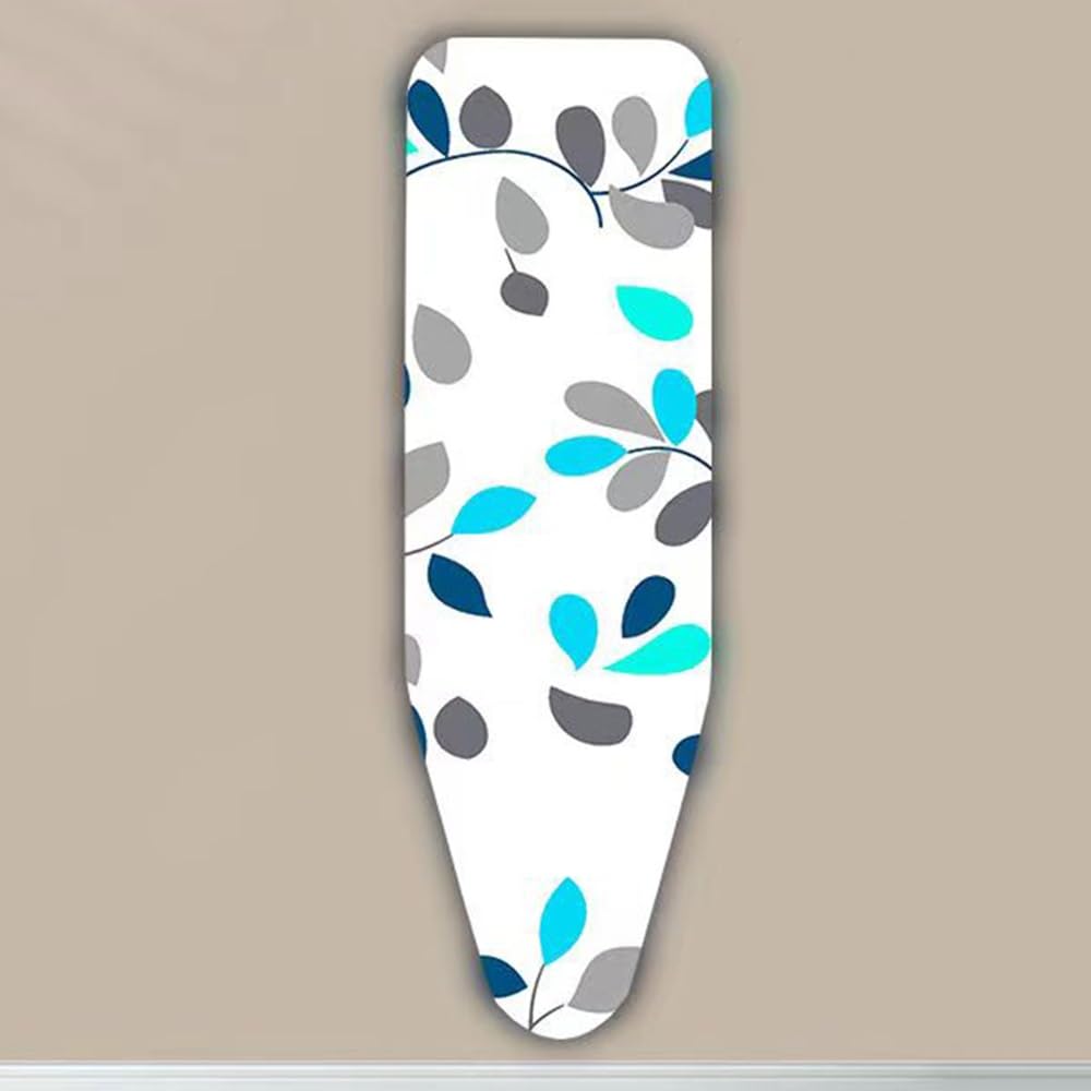 Funda y Almohadilla para Tabla de Planchar de 15" x 45", Almohadilla y Funda de Repuesto para Tabla de Planchar, Funda de algodón para Tabla de Planchar, Resistente a Quemaduras y