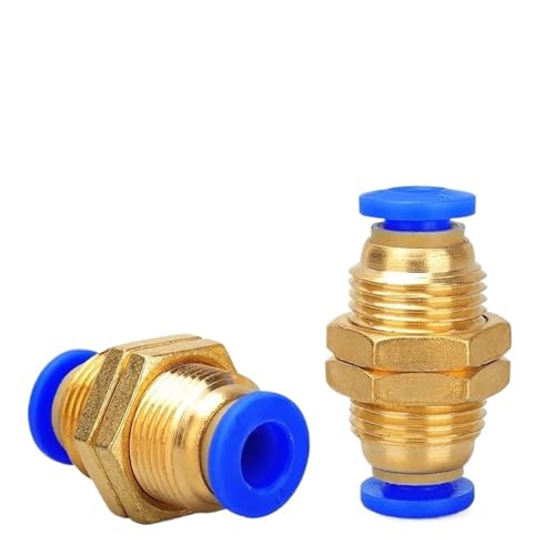 Connecteur de tube en plastique PU 16mm union droite pour réseau pneumatique