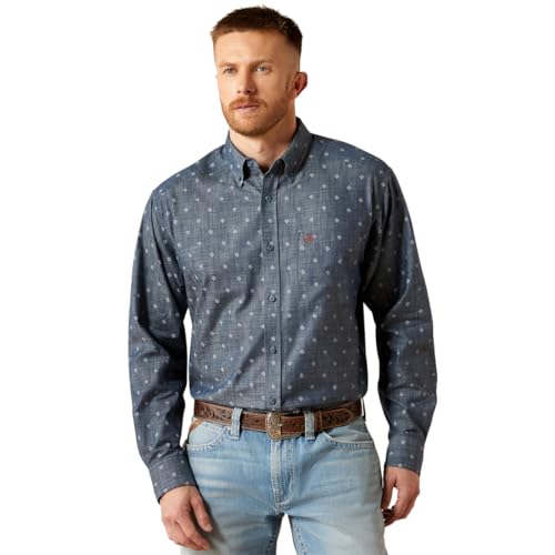 Image of ARIAT Mens MNS Vertical Logo Ss T-shrt Black
