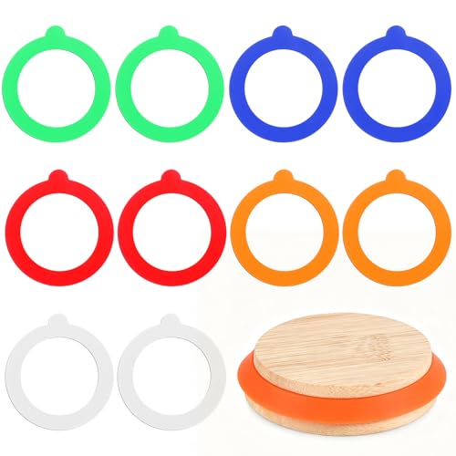 10 Stück Gummiringe für Einmachgläser, Einmachgummiringe...