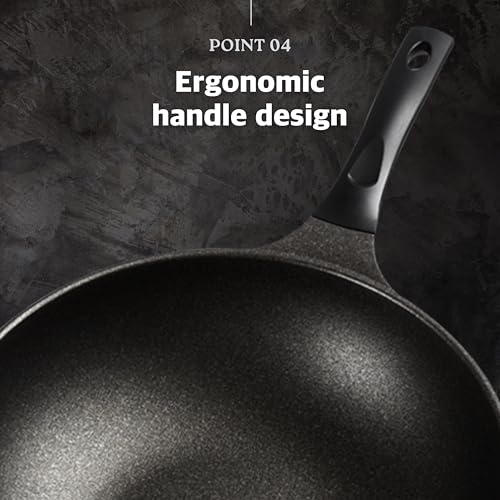 Wok con recubrimiento de titanio de 12.6 pulgadas miniatura 7