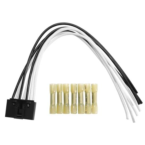 MQparts 2 Sets WPT1285 AC Fan Blower Motor Resistor Pigtail