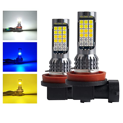 LED H8 H11 H16 ホワイト→ブルー　切り替え フォグで走る　ストロボ LED ホワイト→ブルー 切り替え式 フォグで走る！ ストロボ機能