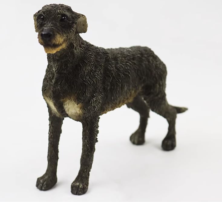 Chien irlandais Wolfhound résine statue decorative collection AMITD - 6