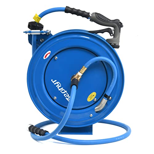 Image of Zephyr Heavy-Duty Auto-Retractable Water /Garden Hose Reel (Industrial-Grade) Made in India