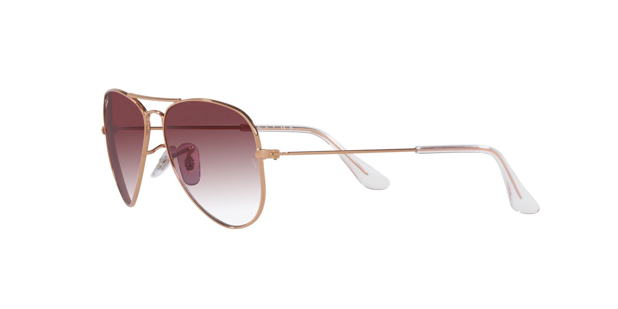 Ray-Ban Gafas de sol estilo aviador de metal Rj9506s para niños