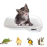 Digital Pet Scale, Portable LCD Electronic Weighing Scale(Max. 33 lbs), Small Animal Weight Scale, Multifunction Kitchen Scale for Food/Lizard/Puppy/Kitten/Hamster/Whelping