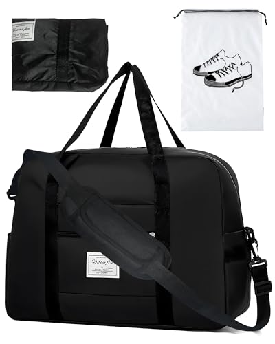 Bolsa Viaje 48x36x20cm,Maleta Plegable,Equipaje de Mano Cabina Impermeable Bolsa de Deporte de Mano,Bolsa Maternidad Hospital, Bolsa para Zapatos