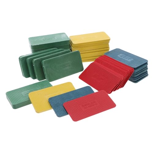Cales de nivellement plastique support vitrage et cales plates porte fenêtre 40 pièces