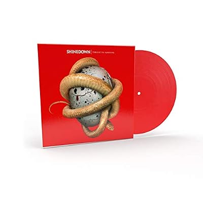 Portada del vinilo Threat To Survival”. Red Clear de Shinedown