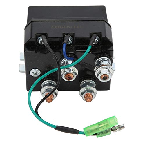 Winch Solenoide Relay 12V para ATV UTV con 6 tapas protectoras miniatura 5