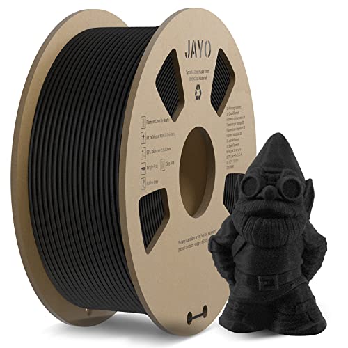 JAYO Matte PLA Filament 1.75mm,Bobines de Filament PLA pour Imprimante 3D 1.1kg, PrÃ©cision Dimensionnelle +/- 0,02, PLA Mat Noir