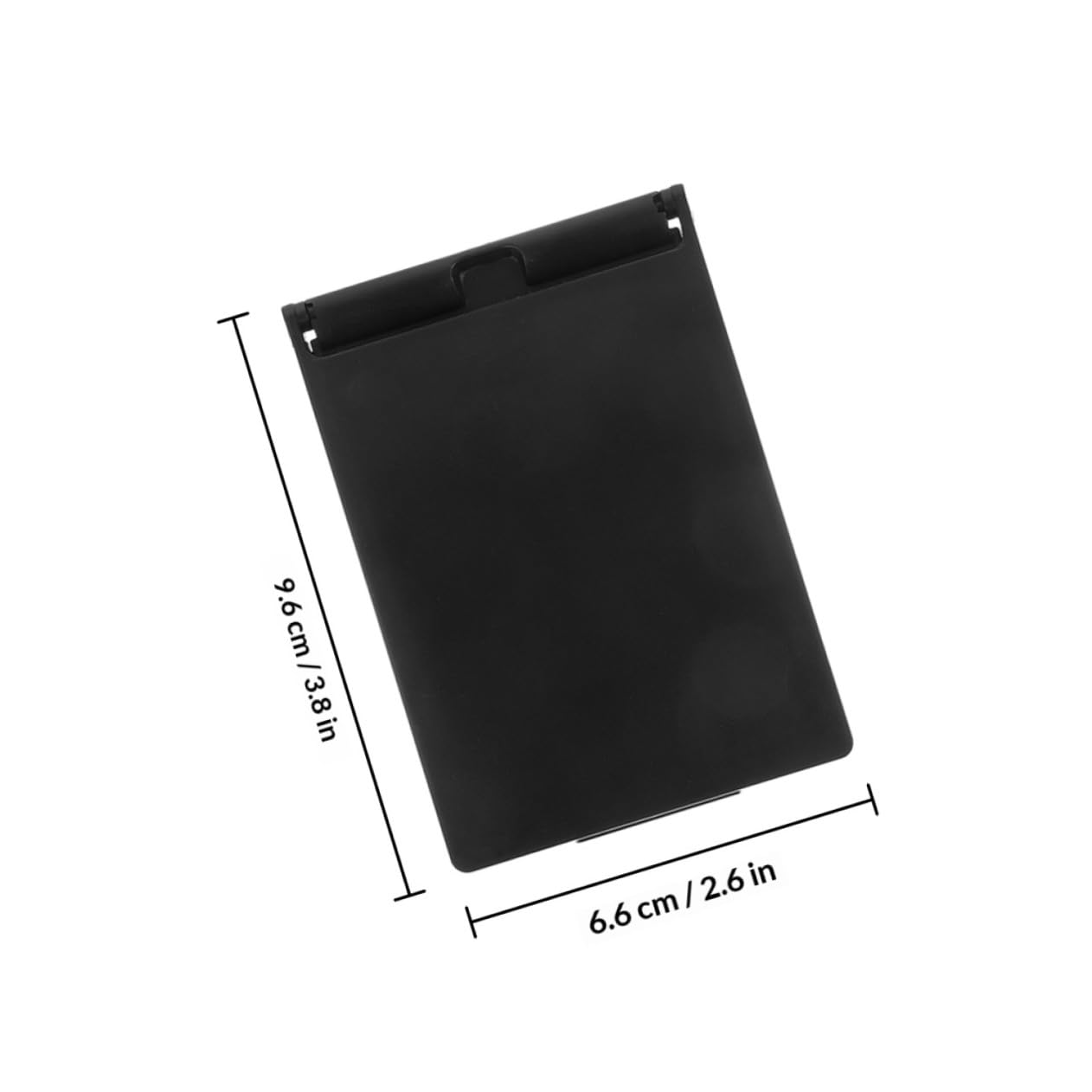 Klappbarer Rechteckiger Kosmetikspiegel Kompakter Handtaschenspiegel 12 Stück-Pack aus Aluminium und ABS für Damen und Mädchen für Reise und Alltag