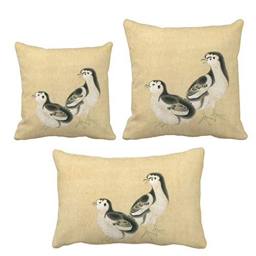 Peinture chinoise coussins ensemble complet de decoration pour sofa