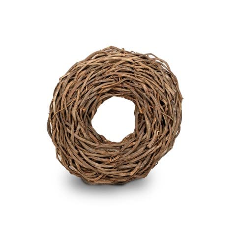 NaDeco Lianen Kranz in Natur im Durchmesser 38, 48, 65 und 85cm Türkranz Rebenkranz Kranz aus Wurzeln Naturkranz Rattankranz Lianenkranz Birkenkranz Weinrebenkranz, Größe:Ø 65 cm