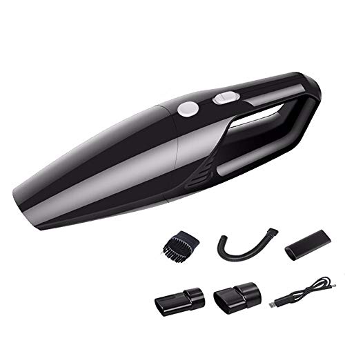 Handstaubsauger, 5000PA Akku Handstaubsauger, 2000mA Kabellos Staubsauger Nass/Trocken Lärmminderung Beutelloser Handsauger Schnellaufladung