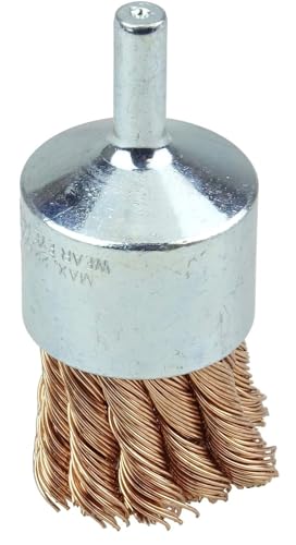 Image of Weiler 10067 1-1 /8 inch Knot Wire End Brush, .020 inch Bronze Fill, Made in The USA (Pack of 10)