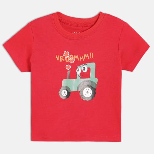Image of miniklub Boys 3 Printed Applique T-Shirt