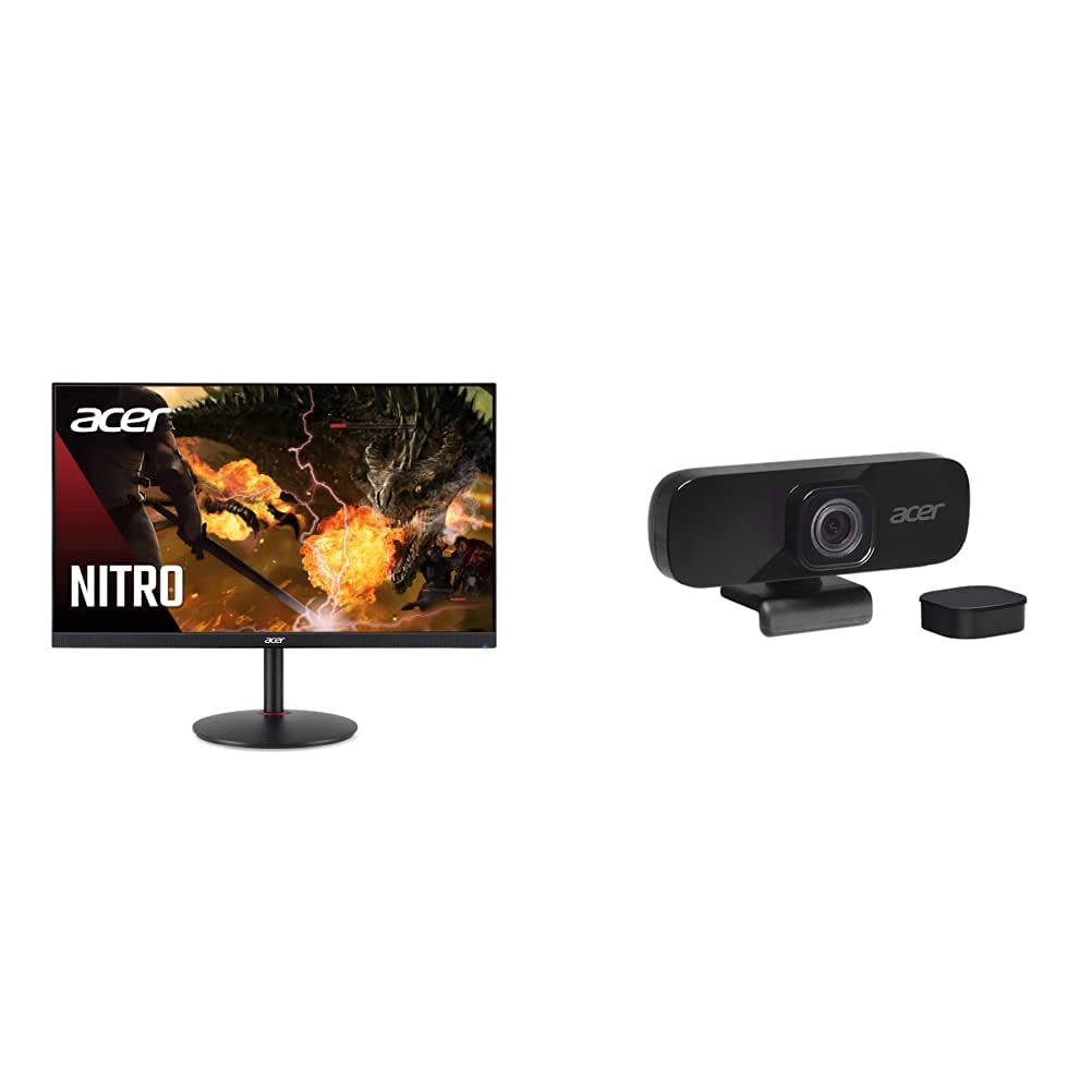 Acer Nitro XV252Q Fbmiiprx 24.5" Full HD (1920 x 1080) IPS Monitor, AMD FreeSync Premium, up to 390H