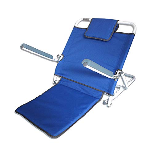 WUTONG Gartenstühle Liegen All-in-One Klappbarer Komfortkissen-Bodenstuhl mit Rückenlehne - Tragbare Bodenliege in 4 Farben erhältlich