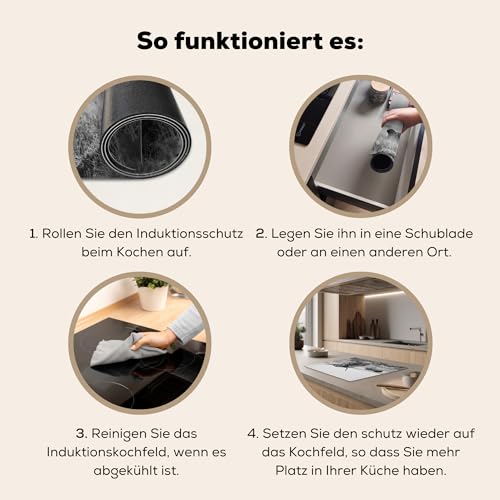 KitchenYeah© Herdabdeckplatte Einteilig Ceranfeld Abdeckplatte Küche Deko – Ansicht 9