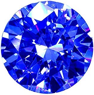 Oxyde de zirconium jerkan blue diamond pierre précieuse homme femme 10ratti