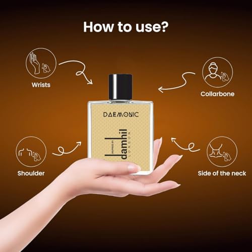Image of DAEMONIC Perfume | Luxury Perfume for men & women (50 ml) | Damhil London | Premium Long Lasting Fine Fragrance | Eau De Parfum | Floral, Fruity Long Lasting EDP Fragrance Scent | For Daily Use |