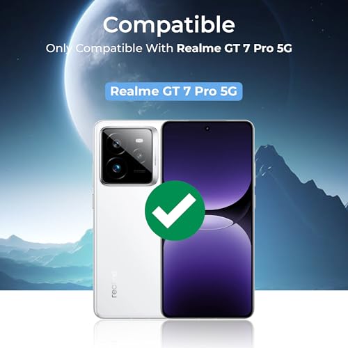 Image of A rtistque Back Cover Case for Realme GT 7 Pro 5G | with Inner Fabric | Stylish AirBag Case | Liquid Stripe Silicone | Camera Protection | Anti Slip Grip | Back Cover - Black