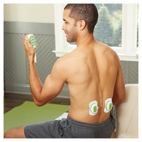 AccuRelief Wireless TENS Unit with Remote Control, TENS Pain Relief Device and Muscle Stimulator, for Back Pain, Neck Pain, Arm and Leg Pain