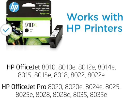 Image of HP 910XL Blk /910 CMY Original Ink Bundle for OfficeJet Pro 8020 /8030 Series