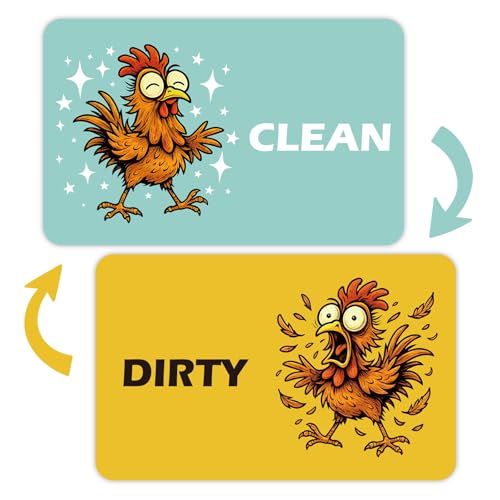 Imán decorativo de gallo divertido para lavavajillas miniatura 1