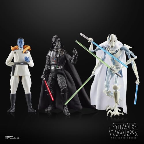 Star Wars Episode 1 Star Wars The Series Vador Grand Amiral Thrawn Général Grievous Pack De 3 Figurines - vue 7
