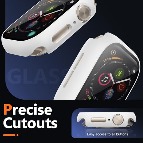 Image of Charlam 3 Pack Hard Case Compatible with Apple Watch Case 40mm iWatch SE 3 /2 /1 Series 6 5 4 with Screen Protector,Ultra Thin Guard Bumper Full Coverage Scratch Resistant Protective Cover