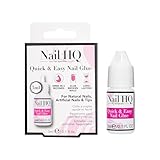 Nail HQ Super Stong Nail Glue 3ml - Fast Drying, Strong Bond, Precision Tip, Long Lasting, Travel-Friendly